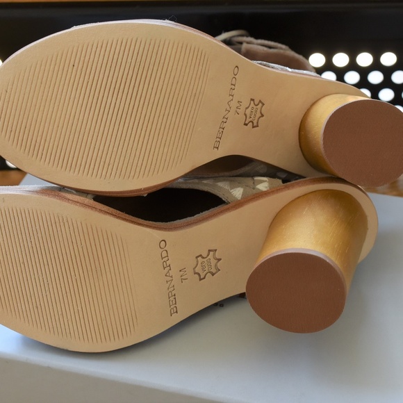 NEW! Anthropologie BERNARDO Harper Shooties Sandal - Picture 4 of 9